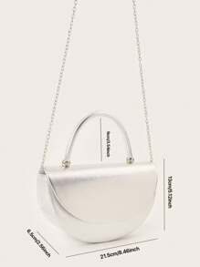 Elegante borsa a mano da donna, con design minimalista, pochette con catena, borsa da festa/sera leggera e di lusso, regalo di compleanno perfetto per la fidanzata, borsa da festa adatta per festa, matrimoni, eventi di gala, si abbina perfettamente a abiti da festa, da sera e con paillettes