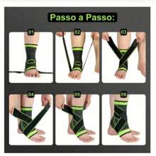 Adjustable Orthopedic Anti-Slip Ankle Brace Sports Knee Protection - 綠色 - 查看 4