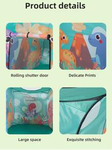 1pc Cartoon Children's Tent Playhouse, Indoor Outdoor Climbing Toy House, Portable Foldable No-Assembly, Christmas Party Family Decoration, Halloween Thanksgiving Gift For Boys And Girls