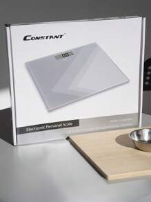 An Ultra-Thin 1.7cm Glass Panel Simple And Stylish Weight Scale For Home Use With High Precision, Small Body Fat Scale, Weight Loss Scale, Human Body Weight Scale, Home Scale - LCD Display - Maximum Weight Limit 150kg - Smart And Simple - Black And Gray - 30*30 Cm Home Bathroom Decor Summer