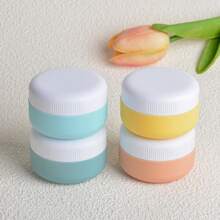 30ml Refillable Travel Size Cream/Lotion Containers, Portable Leak-Proof Sauce Jars With Zipper Pouch - Multicolor - View 2