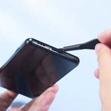 5pcs Black Type-C Dust Plug With Cleaning Brush, Universal C Phone Charging Port Stopper Cap Compatible With IPhone 15/16 Pro Max Plus, /, Fits All USB Devices - Multicolor - View 9