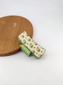 1 Gói 10,5cm Kẹp tóc phong cách cao bồi bằng da giả màu xanh lá cây dành cho phụ nữ, thích hợp để đeo hàng ngày - Nhiều màu - Xem 11