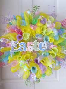 1 rollo de 10 yardas de cinta de malla decorativa para Pascua, cinta para hacer arcos, coronas, guirnaldas y envoltura de regalos para fiestas y decoración primaveral del hogar para regalos de Pascua 2025