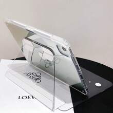 360° 旋转透明平板支架，二合一亚克力三折支架，兼容 iPad Mini 6/7、iPad 7/8/9/10/11、iPad Air 3/4/5、iPad Air 11/13、iPad Pro 11/13、iPad 9.7/10.2/10.5/10.9/11/12.9、2019/2020/2021/2022/2024/2025