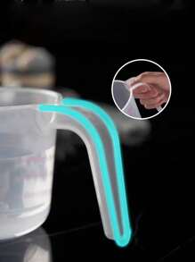 Bộ 3 cốc đong sữa dung tích lớn, cốc đong bằng nhựa trong suốt có vạch chia, dụng cụ đong đong dùng trong nhà bếp và làm bánh. - Đỏ - Xem 6