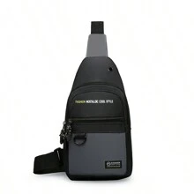 Men's Chest Bag, Suitable For Travel, Sports, Commute, Large Capacity, School, Student, Messenger Bag, Gift For Men - A - View 10