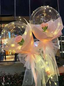 3/10pcs 10-24inch Transparent Bobo Bubble Balloon Clear Inflatable Air Helium Globos Wedding Birthday Party Decoration - Transparent - View 6