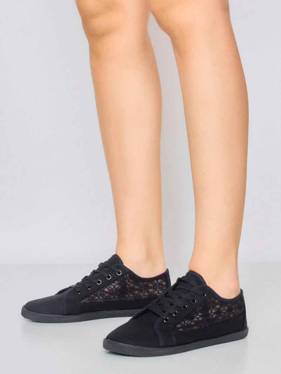 Women's Casual Shoes, Minimalist Fashion, Everyday Wear - Black - View 1