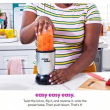 NutriBullet by MagicBullet - Batidora, Plateada, Pequeña - 1 - Ver 3