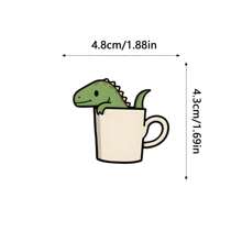 100pcs Cartoon Dinosaur Stickers, Waterproof Vinyl Decals For Water Bottles, Laptops, Phones, Skateboards, Guitars, Luggage, Scrapbooks, Helmets, Party Supplies Decoration For Kids, Teens, Adults