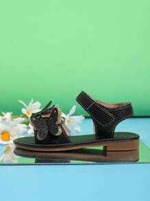 1 paar veelzijdige platte vlinderstrandsandalen voor meisjes, lente/zomer
