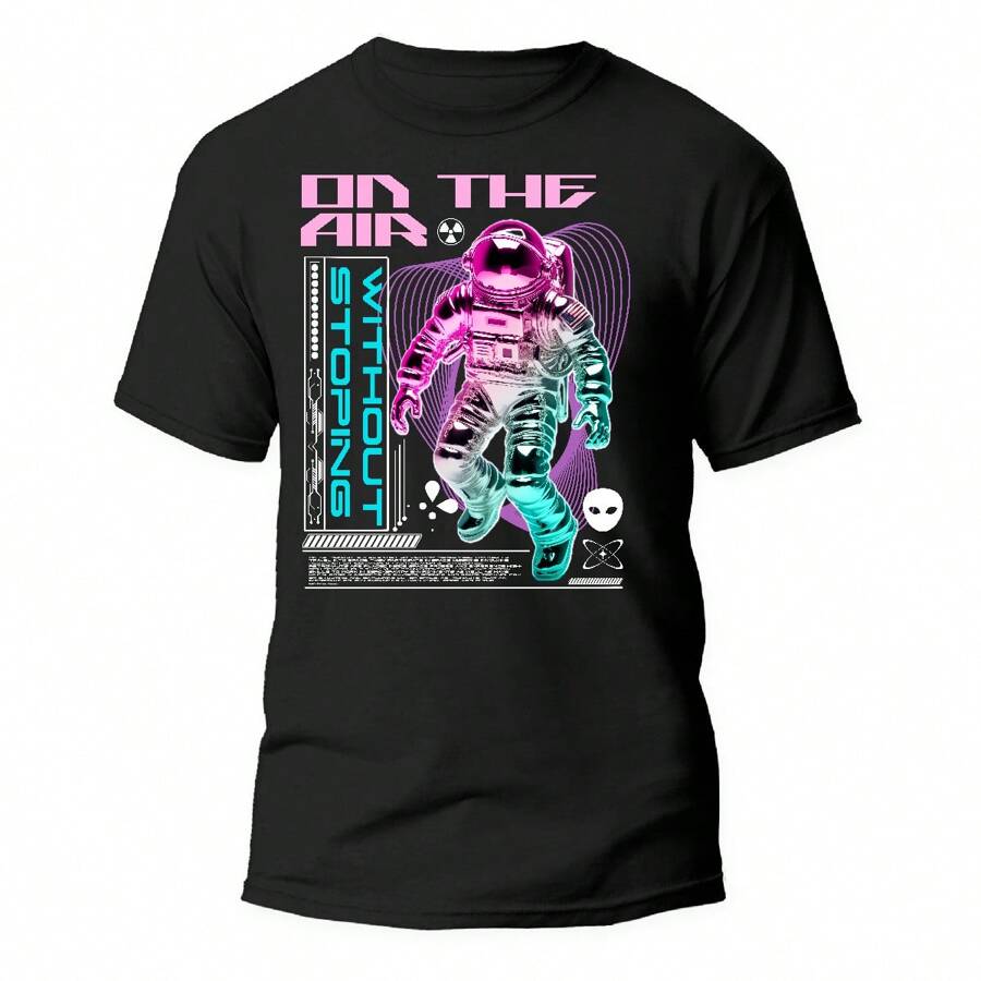 Playera, CyberPunk NeoStreet,"Prophecy" - Negro - Ver 1