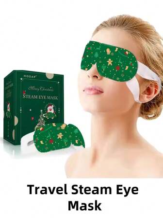 12 st engångs reseögonvärmepad Steam Eye Mask är lämplig för sömn och resor