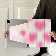 360°旋转可折叠保护套，轻松保护您的iPad：这款智能保护套适用于iPad Air 6、Air 5、4和iPad 10（10.9英寸） - 兼容Apple iPad Pro 2024，是繁忙会议、旅行冒险和舒适居家休闲的理想选择。 - 彩色 - 查看 2