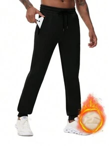 EXARUS 3 条装男友风格男士运动运动裤，带拉链口袋，健身慢跑裤，男友风格男士跑步慢跑裤