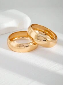 4pcs/Set Exaggerated Metallic Drum Face Charm Cuff Bracelets, Vintage Minimalist Casual Party Unisex Jewelry Bracelet Set Gift (Matte Bracelets With Minor Scratches And Color Variations, Normal Phenomenon)