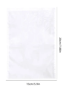 1pc Fabric Filter Bag, Modern White Kitchen Multi-Function Filter Bag, Can Be Used To Filter Soybean Milk, Milk, Juice, Vegetable Juice, Two Random Straps