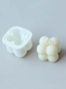 4pcs Assorted Shape Candle Mold, Suitable For Decorative Candle Making
