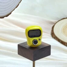 1 pieza Contador de anillos electrónico, Contador digital portátil para aliviar el estrés, para oración, entrenamiento, yoga, conteo, contador de anillos para dedos, estilo de anillo con pantalla digital y conteo electrónico