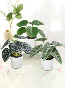 3 件/套仿真花盆、人造植物、人造花、房间、书桌、花园装饰、房间装饰用品、学校宿舍办公室装饰、户外派对活动节日生日派对装饰、礼物、家庭入口酒店餐厅客厅卧室婚宴厨房花园装饰、春夏装饰 - 彩色 - 查看 9