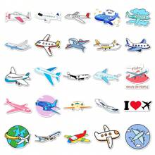 101 件交通卡通飞机贴纸，创意可爱装饰贴纸，适合儿童、平板电脑、剪贴簿、DIY