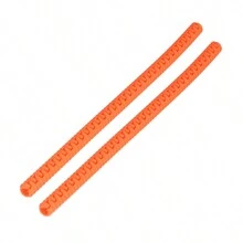 2 件套微波炉硅胶耐热套，耐高温烤箱架保护罩，14 英寸（35.6 厘米）烤箱架边缘保护器，防止烧伤和疤痕