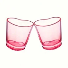 6PCS,Heart-Shaped Glasses, Mini Cute Shot Glasses, Suitable For Valentine's Day, Party Receptions, Tequila Glasses