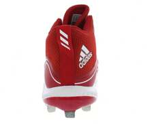 Adidas Icon V Bounce Mid Mens Shoes - Red/White/Red - View 4