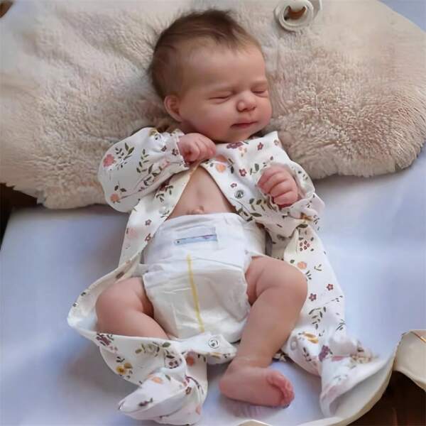 Reborn Baby Puppe 20 Zoll 50 cm Lebensechte Reborn Baby Mädchen Weiches Silikon Real Wie Neugeborene Puppen Mit Stoff Körper Echte Puppe Für Kleinkind Mädchen