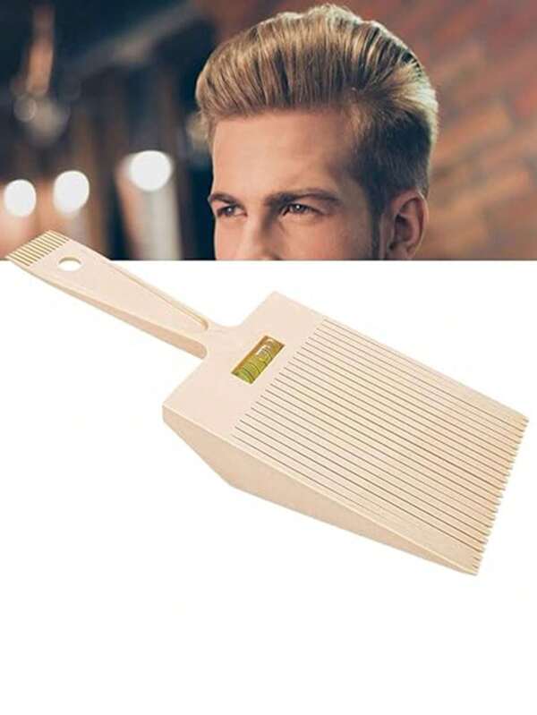 1pc,Professional Flat Top Comb, Fading Comb, Double Hair Combing Comb, Precise Water Level, Suitable For Men And Women's Hair Cutting