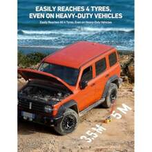 AstroAI Tyre Inflator Air Compressor 12V  160PSI With Screen Heavy Duty Dual Cylinders And Dual Motors Dual Power Tyre Pump For SUVs RVs ORVs Trucks Cars Air Mattresses Auto Off LED Light - as pic - View 5