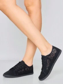 Women's Casual Shoes, Minimalist Fashion, Everyday Wear - Black - View 4