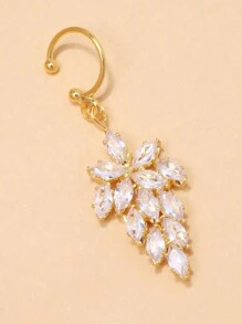 STONEFANS 1入金色不銹鋼非穿孔假唇環，唇夾，跨境鼻環，項鍊唇釦珠寶女士用，有庫存 - 金色 - 查看 4