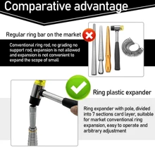 戒指拉伸器/缩小器，专业手动戒指尺寸调节工具，适用于美国/欧盟/香港/挪威尺寸，用于精密珠宝维修、戒指尺寸调整和硬币戒指制作 - 戒指擴大機 - 查看 9