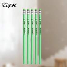 LICVIC 5/10/20/50/100/200 Pcs Custom Engraving Text Pencils, Personalized Pencils For Kids, Customized Pencils Personalized Bulk, Multi-Functional, Ornamental, Letter, Stylish, Modern, Colorful, Cute, Adorable, Casual, Custom, Personalized, Unique, Customized, Baby Gifts, Ideal Gifts For Him, Ideal Gifts For Her, Son, Daughter Back To School,Kids,Urban Gala,Modern,Colorful,Cute - Style a - View 11