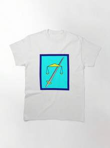 TempleOS Classic T-Shirt, Women's T-Shirt, 220g Pure Cotton, Casual Crew Neck, Great For Leisure, Relaxed Days Out. - White - View 1
