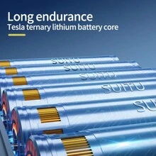 Máy bơm lốp điện cầm tay không dây 150PSI, máy nén khí cầm tay cho ô tô, xe máy, xe đạp, bóng, bơm hơi hiệu quả mọi lúc, mọi nơi, màn hình kỹ thuật số, đèn LED, công cụ khẩn cấp dễ sử dụng - màu đen - Xem 11