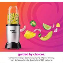 NutriBullet by MagicBullet - Batidora, Plateada, Pequeña - 1 - Ver 5