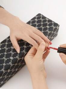 1 Set Hand Cushion Cover, New Japanese Style Cushion, Hand Pad, Comfortable Manicure Tool - Multicolor - View 3