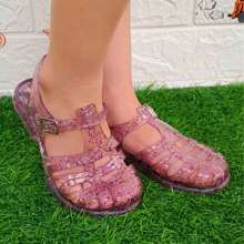 Kit 4 Pairs Of Percatinha Children's Sandals, Tratorada Collection, Percada Girl, Comfortable, Super Light - Baby Pink - View 3