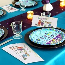 Mieszane kolory 12 szt. czerwonych kopert podczas ramadanu, koperta torba prezentowa, materiały na zaproszenia na islamskie muzułmańskie Eid Al Fitr