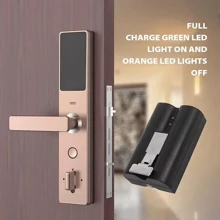 NetHong Ring Rechargeable Battery Pack Compatible Ring Doorbell 2 3+ 4 Quick Release UK - Black Doorbell Battery - View 1