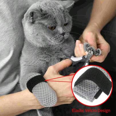 Cat Shoes Socks For Cats - Anti-Scratch Paw Pet Claw Covers, Booties, Kitten Caps, Beauty Nail & Cat Foot Protection Covers. Suitable For Indoor Use; A Type Of Socks To Wear When Giving Cats Injections, Administering Medicine Or Bathing Them, Preventing Scratches From Cats.