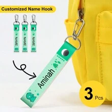 Create A Unique Identity With Personalized Name Keychains And Bag Charms Made From Premium Leather, Perfect For School, Water Bottles, Umbrellas, And Preventing The Loss Of Car Keys. - School Bag Buckle - View 11