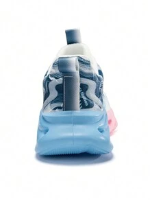Women's Casual Comfortable High-Top Sports Shoes, Outdoor Running Thick-Sole Basketball Sneakers