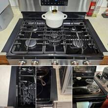 1pc/2pcs Penutup Celah Silikon - Pengisi Kelim Dapur Dapur Fleksibel, Penutup Celah Dapur Silikon Tahan Panas, Mencegah Serpihan Dan Tumpahan, Pengisi Celah Kaunter Dapur Tahan Lama Mudah Bersih (53cm/21in, 4 Warna) - Pelbagai warna - Lihat 12
