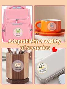 LICVIC Custom Waterproof Stickers Personalized Name Labels Stickers For Kids, Back To School Supplies For Kids, Custom Name Tag Stickers Custom, Daycare Labels, Customizable Stickers, Custom Sticker, School Supplies For Kids, Daycare Essentials, Boy, Girl - Style 8 - View 3