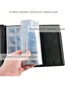 1 件 300 格硬币收藏簿架，适合收藏家、卡片相册、300 个口袋硬币收藏纪念相册、硬币展示整理器，用于货币收藏用品、纸币存储和展示 - 彩色 - 查看 3