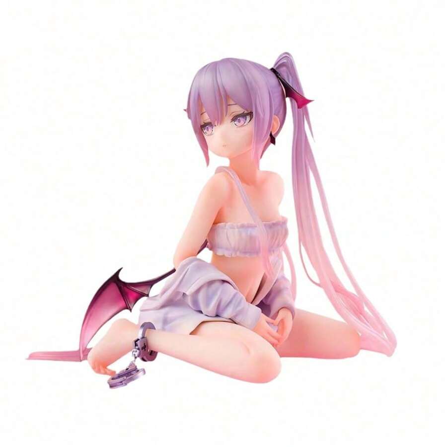 Anime Demon Girl Figure +18, Uncensored Sexy Figure Collection, Decorative Gift Model For Anime Fans - Without Box - Hồng - Xem 1